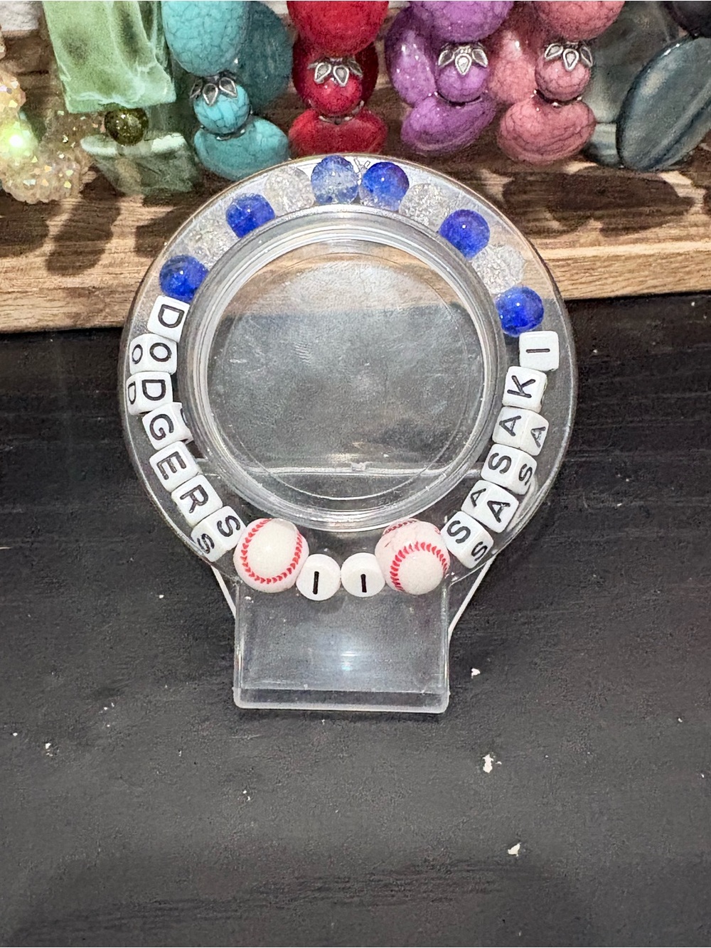 Handcrafted Rōki Sasaki beaded bracelet